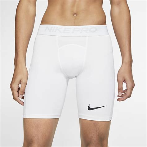 Herren Weiß Nike Pro Kompression Hosen